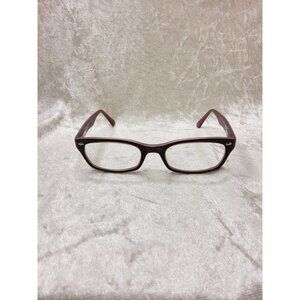 vintage womans ray-ban spring arm brown violet horn rim rb 5150 eye glass frames